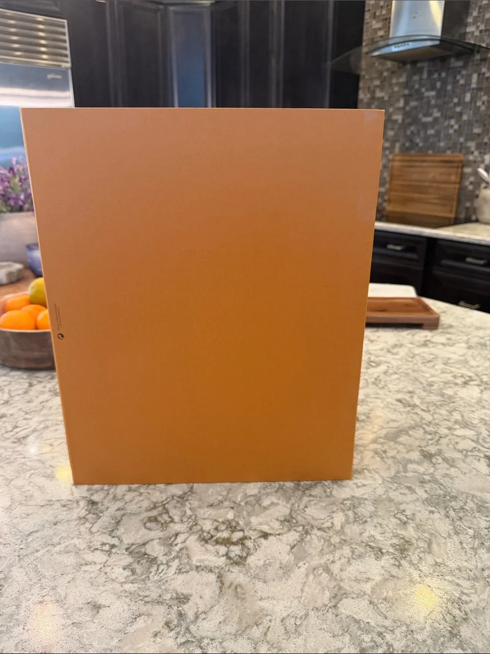Louis Vuitton Orange Storage Box - Designer Home Organizer